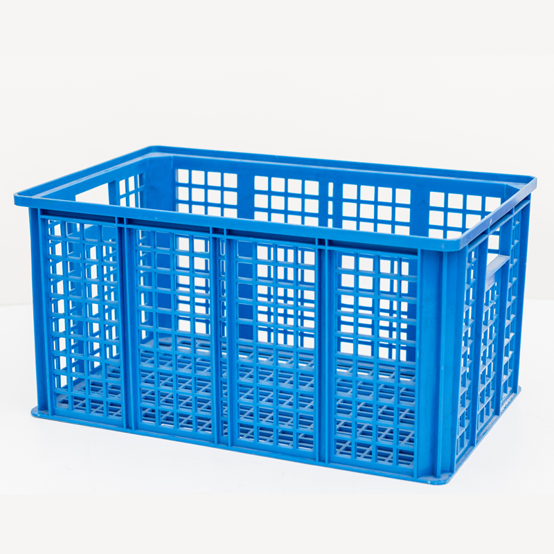 Blue turnover box mould